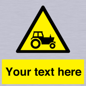 Custom warning farm machinery